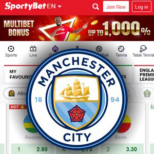 Manchester City Partners with SportyBet in Africa